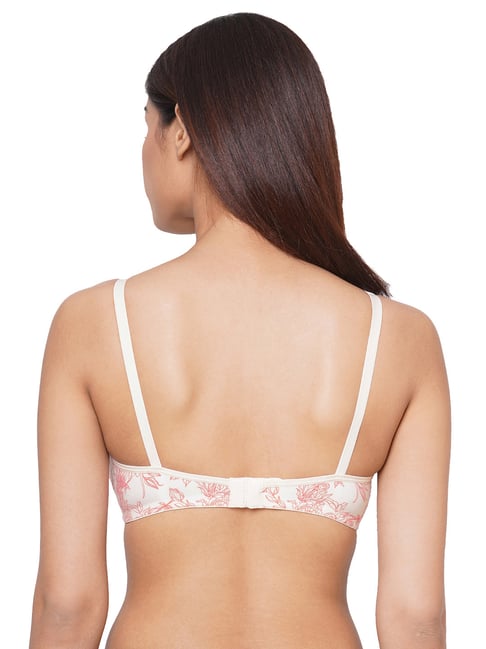 Buy Inner Sense Fuchsia & Pink Floral Print Bra - Pack of 2 for