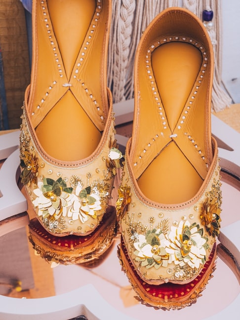 Buy Gold Heeled Shoes for Women by STYLZINDIA Online  Ajiocom