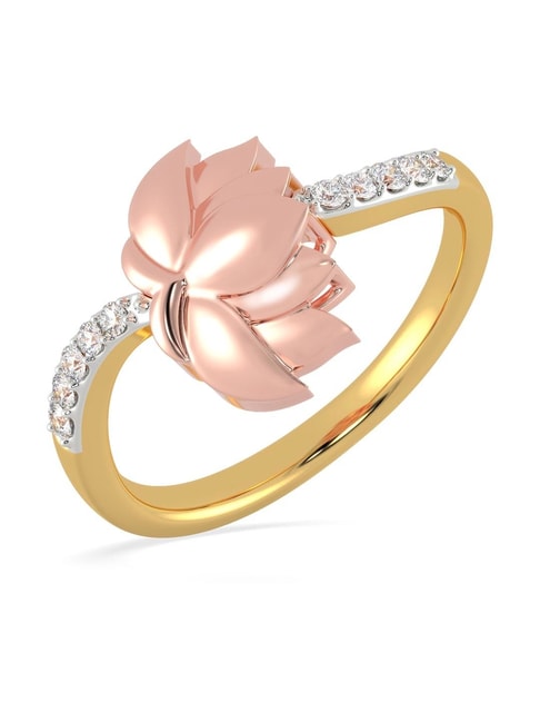 Floral Engagement Ring 6mm Stone Leaves design 3dmodel 3D model 3D  printable | CGTrader