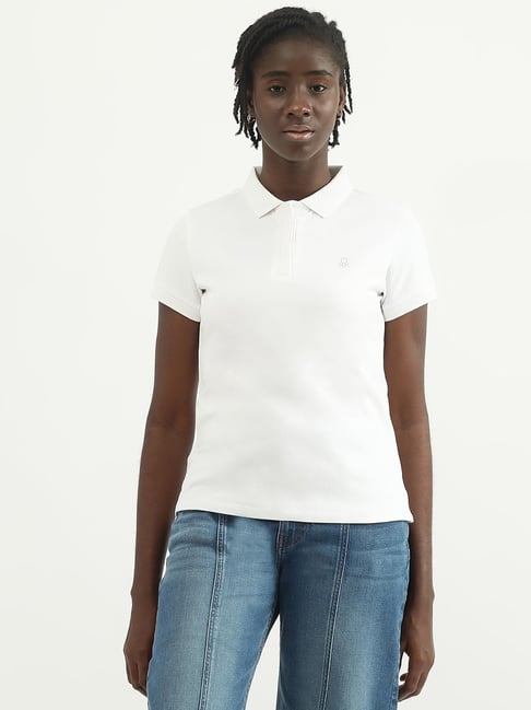 white woolen t shirt