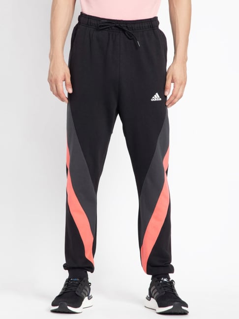 Adidas black best sale cotton joggers