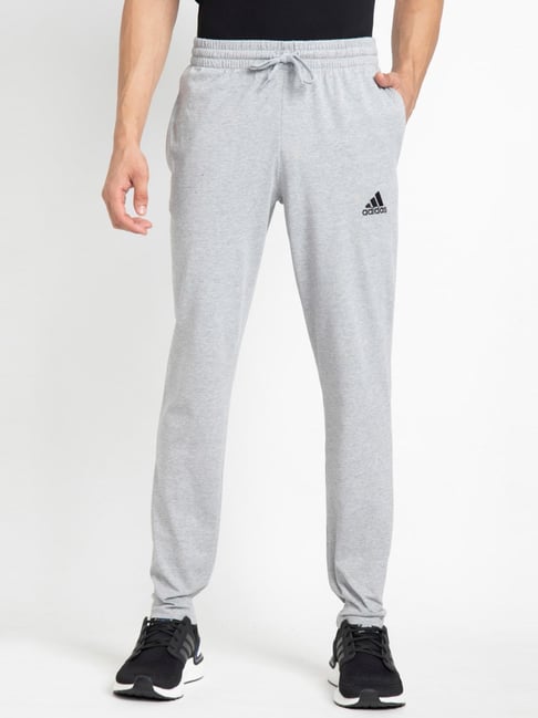 Mens grey cheap adidas track pants