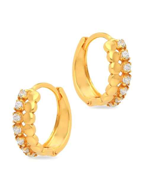 Buy Malabar Gold and Diamonds 22 KT (916) purity Yellow Gold Earring  EGDJNO231_Y for Women at Amazon.in