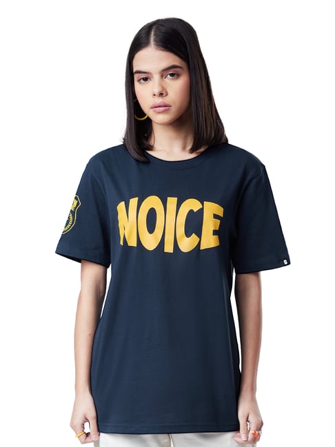 The Souled Store Navy Brooklyn Nine-Nine: Noice Printed T-Shirt