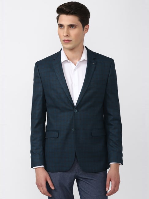 Van heusen shop blazer online shopping