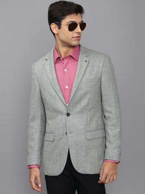 Buy Louis Philippe Louis Philippe Single-Breasted Slim-Fit Formal Blazer at  Redfynd