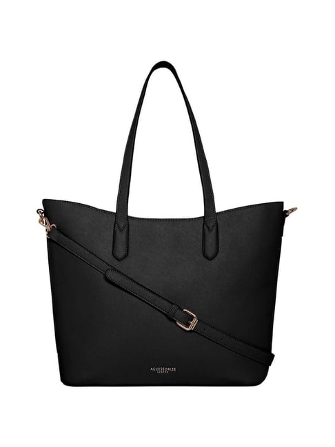 COLE HAAN Black Leather Tote Bag Purse-NICE | eBay