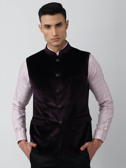 Van heusen sale nehru jacket