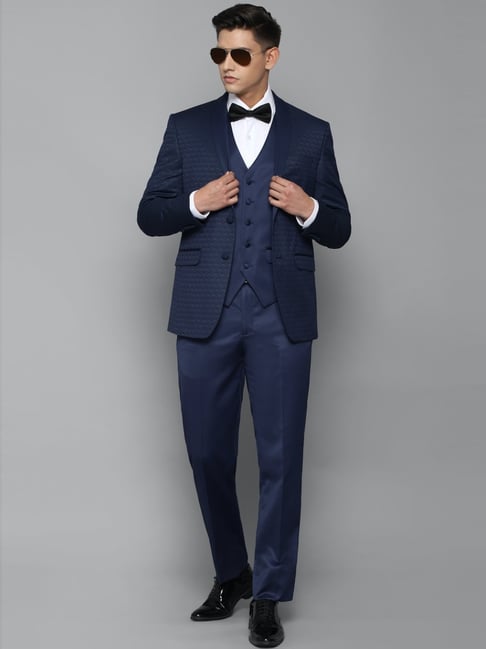 Louis Philippe Suits & Blazers, Louis Philippe Blue Two Piece Suit for Men  at Louisphilippe.com