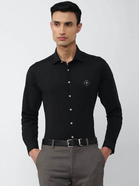 Van heusen outlet black dress shirt