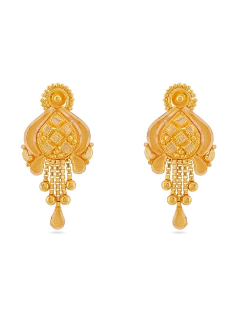 Simple 22k Gold Earrings