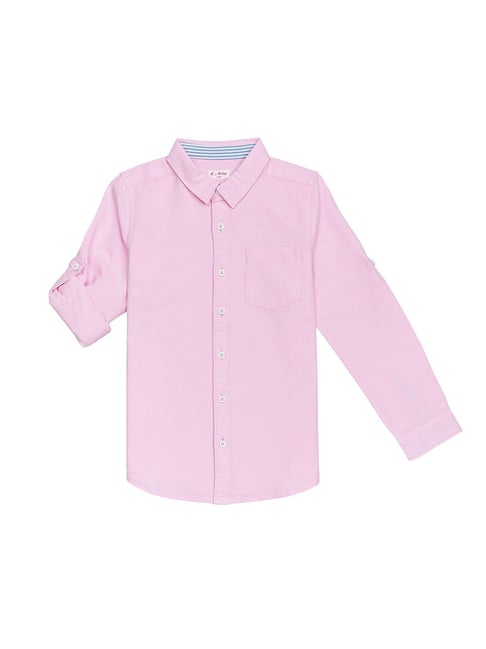 boys pink tee