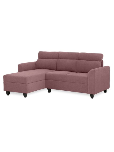 Buy Duroflex Zivo Plus Pink Solid Wood Seater Sofa Set with