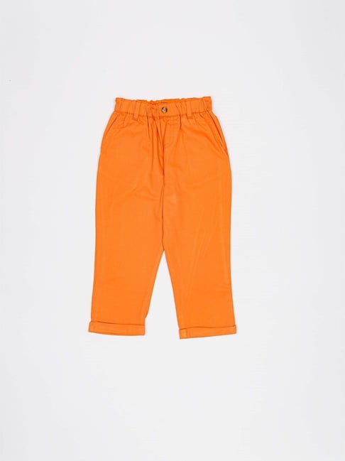 Buy H by Hamleys Infants Boys Orange Printed Trousers for Infants Boys  Clothing Online  Tata CLiQ
