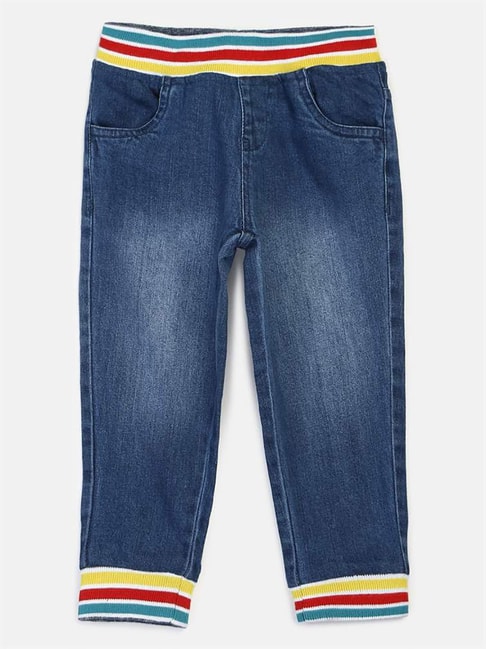 Buy Campus Sutra Women Side Stripe Navy Blue Denim Jeans(AZ19JN_S5L_W_PLN_NBU_AZ_26)  at Amazon.in