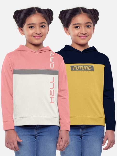 HELLCAT Multicolor Printed Full Sleeves T-Shirt (Pack Of 2)-picture-19