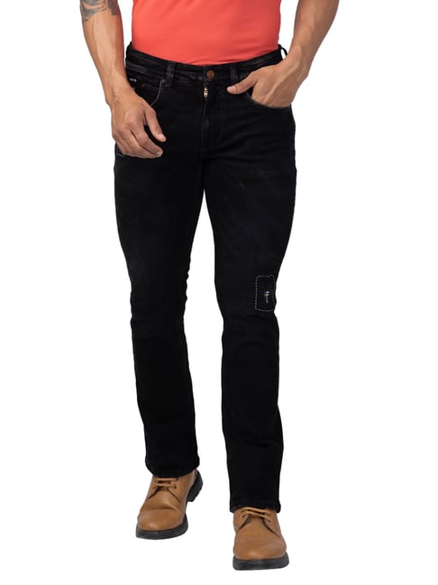 Buy Spykar Black Bootcut Jeans for Mens Online Tata CLiQ