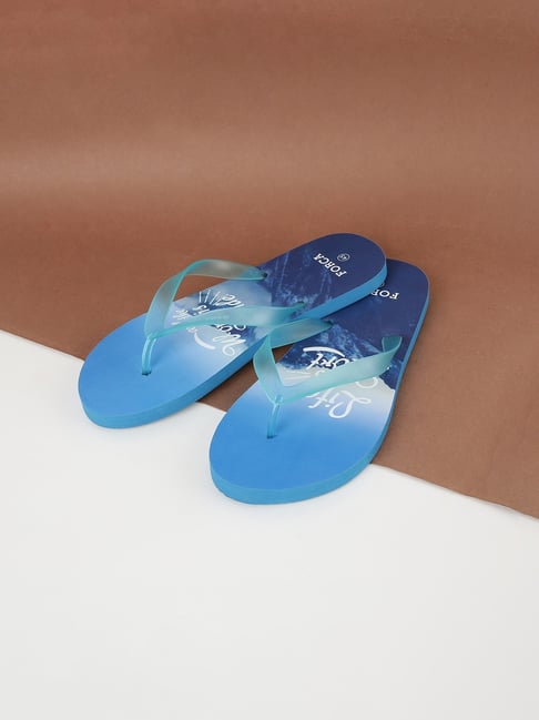 Forca by Lifestyle Men's Blue Flip Flops