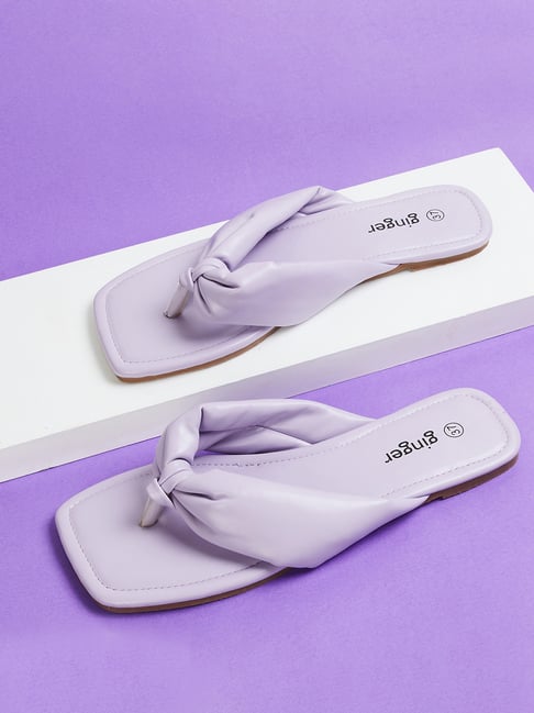 Purple slippers online womens