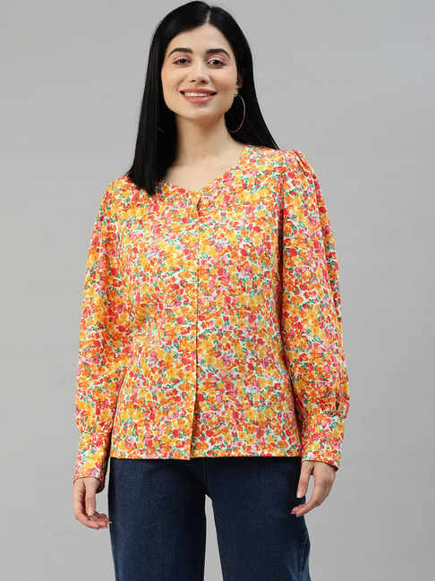 Melon by PlusS Multicolor Printed Shirt Price in India