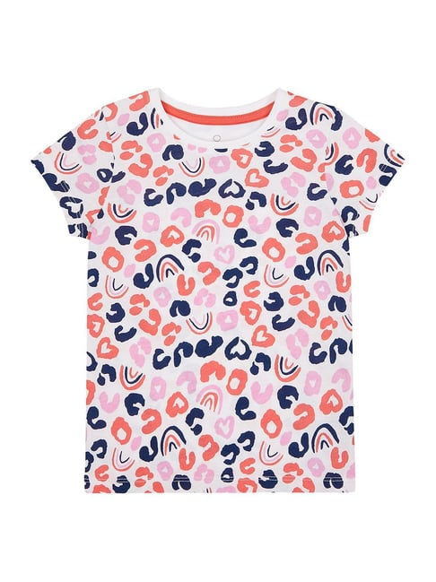 Buy Mothercare Kids Multi Cotton Printed Top for Girls Clothing Online @  Tata CLiQ