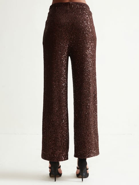 Alexander Wang Crop Crystal Embellished Wool Trousers | Nordstrom