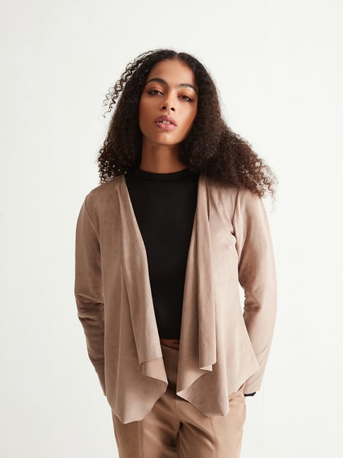 Cover Story Beige Shrug