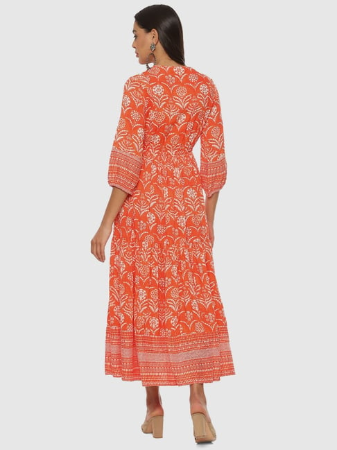 Biba hotsell orange anarkali