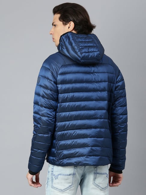 Woodland Blue Regular Fit Quilted Jacket - Main Image