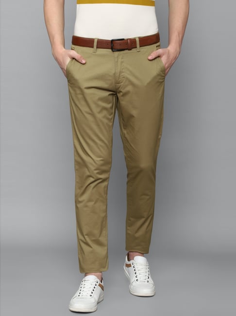 BUFFALO by FBB Slim Fit Men Khaki Trousers - Buy BUFFALO by FBB Slim Fit Men  Khaki Trousers Online at Best Prices in India | Flipkart.com