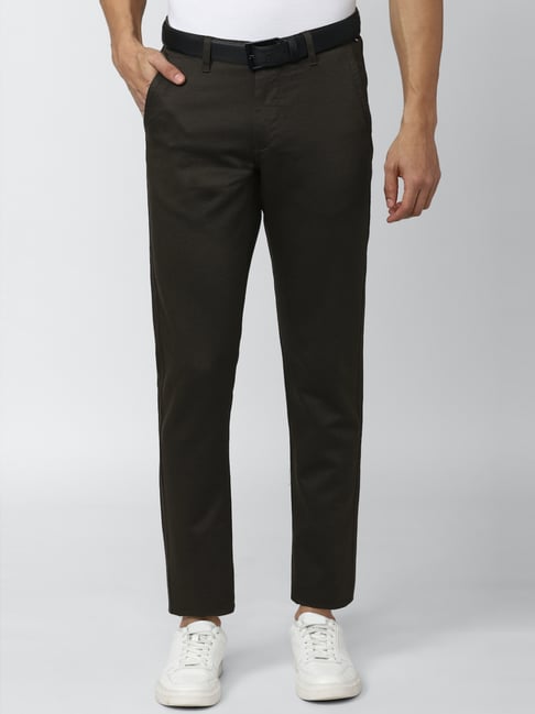 Buy Ted Baker Men Black Solid Slim Fit Chino Trousers Online  752223  The  Collective