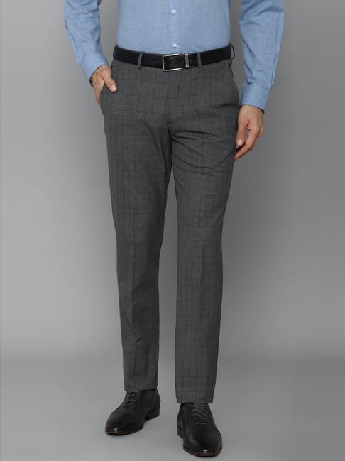 Buy Louis Philippe Grey Trousers Online - 198438 | Louis Philippe