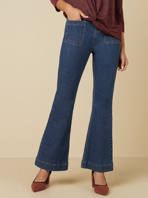 LOV by Westside Blue Bootcut Jeans