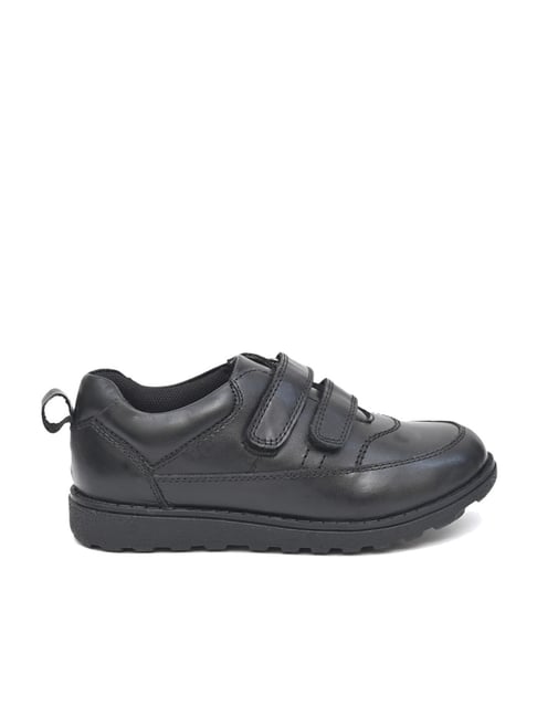 Kids black hot sale velcro shoes