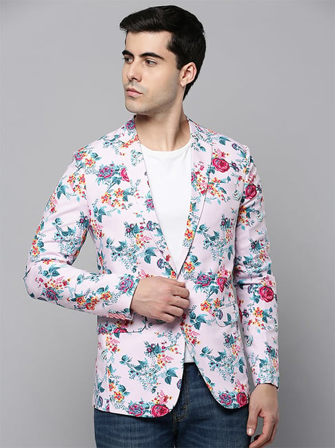 Floral 2025 pattern blazer