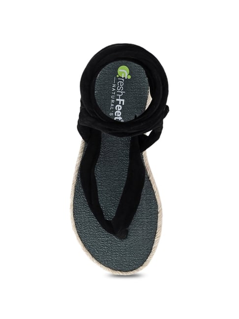 nalho - Ganika Tie-Dye Sandals Black