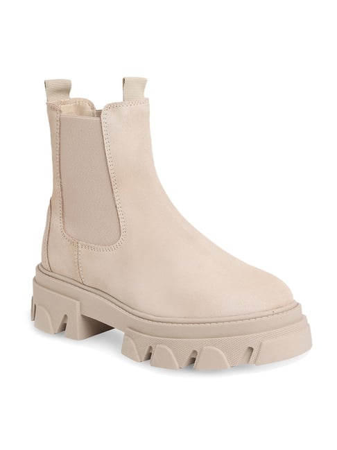 Aldo beige 2024 chelsea boots