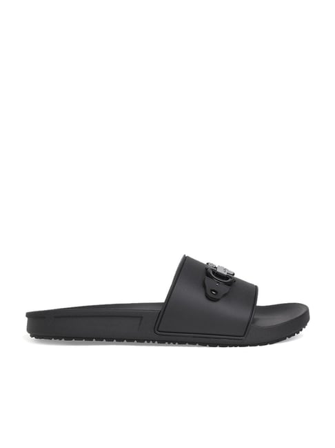 Mens black gucci cheap slides