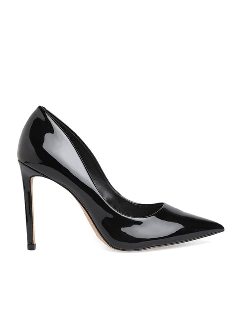 Buy Aldo Deca Synthetic Black Solid Heels online
