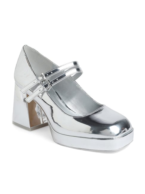 Aldo Women's Silver Mary Jane Shoes