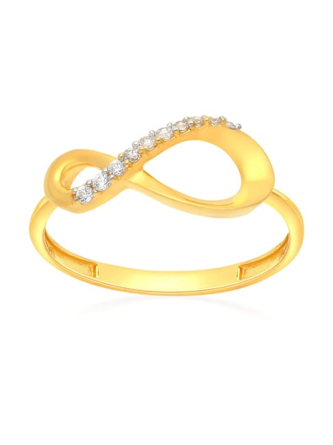 Qoo10 - 22k / 916 Gold Infinity Ring : Watch & Jewelry