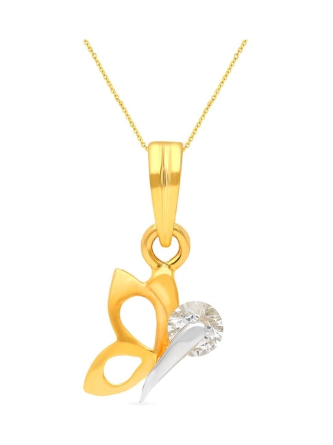 Gold Butterfly Pendant – Hirapanna Jewellers
