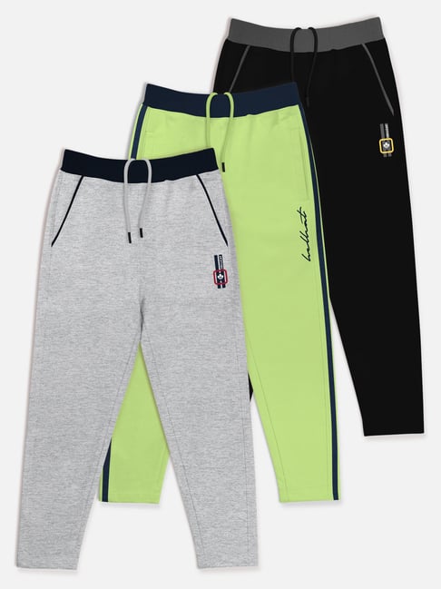 HELLCAT Multicolor Solid Trackpants (Pack Of 3)
