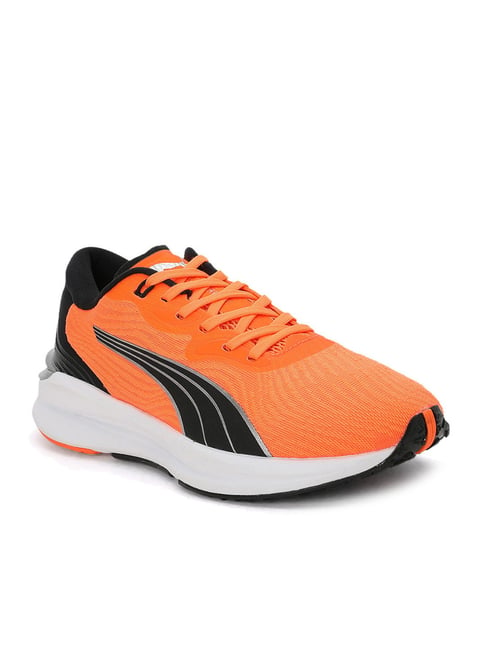 Puma orange running on sale shoes