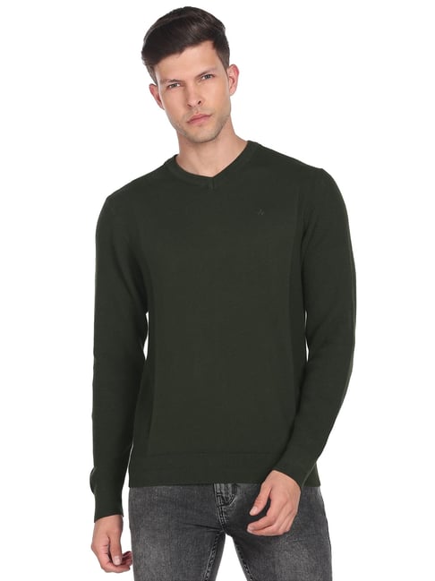 Dark on sale olive sweater