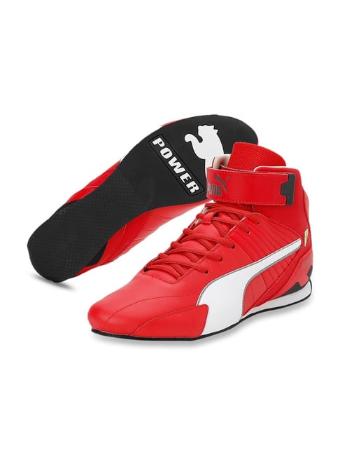 Puma ferrari high ankle shoes red best sale