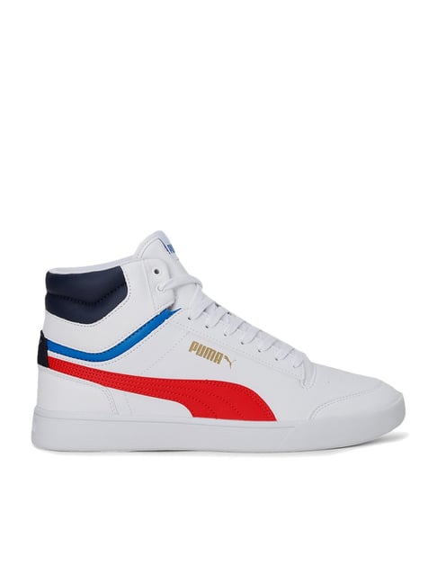 Buy Puma Men's Shuffle White Ankle High Sneakers for Men at Best Price ...