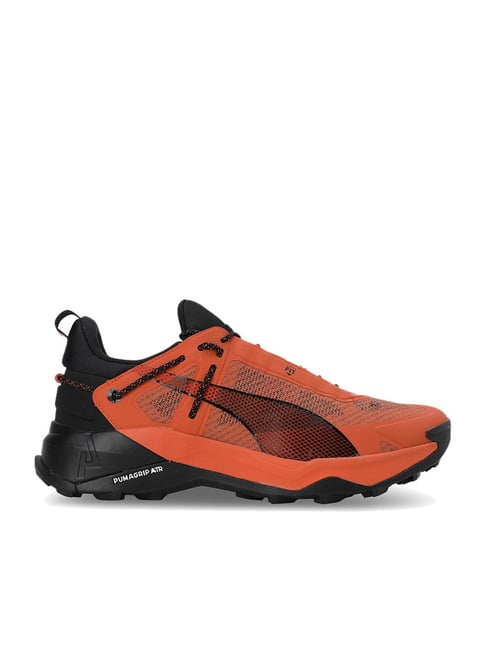 Bright Orange Suede Sneakers - Slip-On Design - PYM by Civardi