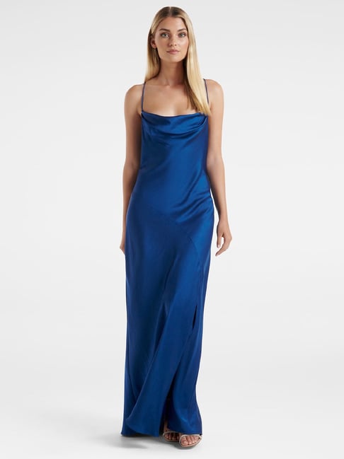 Forever New Blue Maxi Dress Price in India