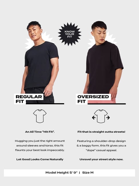 Bewakoof Men's White Batman Poster Graphic Printed Oversized T-Shirt